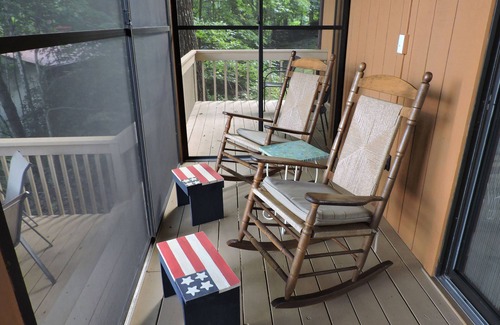 Maggie Valley Cabin | Enjoy a spectacular view of the Smoky Mountains from this cozy 2 BR 2 bath