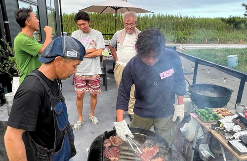 Kujukuri House | Enjoy BBQ on the terrace in front of the nature pa/Sambugun Chiba