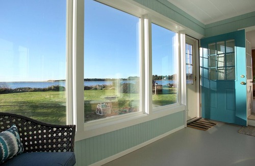 Seaside House | Enjoy Riverfront Views from the Porch, short drive to Beach and Promenade