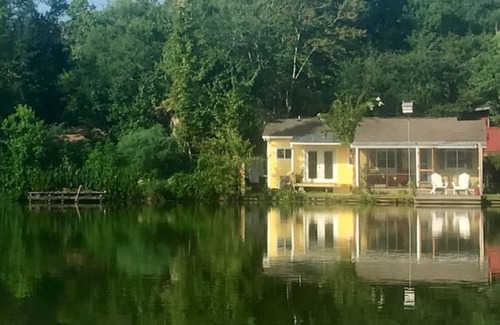 Montgomery House | Entire house on private lake! 2 bedrooms, 2 baths.