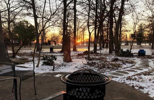 Alba House | Entire lake house at Lake Fork with private bay, boat ramp, fishing light & 8 acres land
