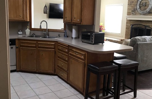 Lubbock House | Entire open-concept house in quiet neighborhood with two car garage