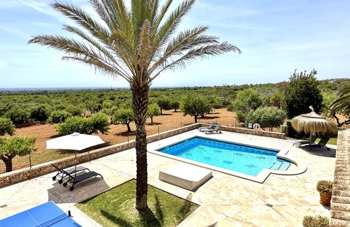 S Horta Villa | ES SERRAL - villa with private pool, terrace, garden and sea views FREE WIFI