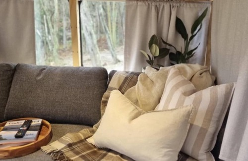 Buninyong House | Escape to a unique retreat with Miss Beddy, recently renovated Bedford bus