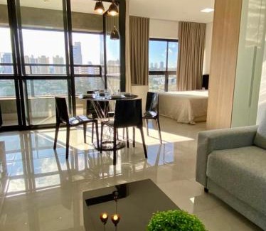 Jardim dos Estados Apartment | Estúdio Completo com Linda Vista no Ed. Vertigo