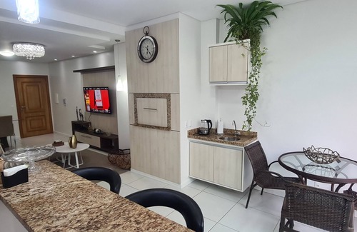 Capao da Canoa Apartment | Excellent Fit High Standard Large Balcony Building C/Pool and Gym 100m from the Sea