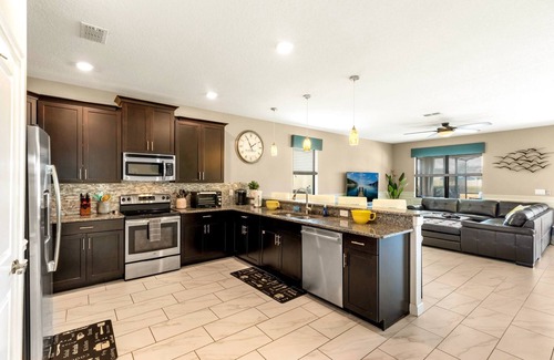 Davenport House | Exceptional Villa: Saltwater Pool, No Rear Neighbors, Game Room & Movie Theater