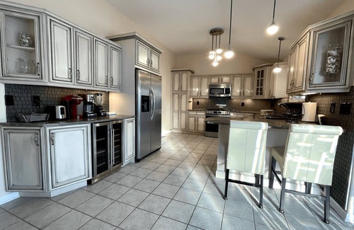 Bayville House | Exceptional waterview, heated pool, hot tub, 2-min walk to Ocean Gate beach!