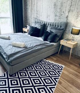Trnava Apartment | Exclusive Garden Oasis with Jacuzzi & Private Parking