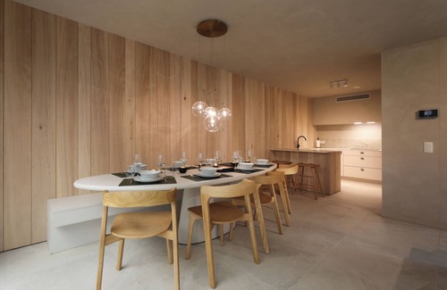 Zolder House | Experience a luxurious getaway at the Group Lodge, accommodating 10 people with accessible facilities and a tranquil setting in Limburg, Belgium.