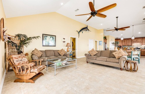 Dickinson House | Exquisite oceanfront home with pier, easy fishing, balcony, lovely views & deck