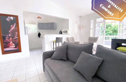 Trois-Ilets Apartment | F3 Family or Friends - Swimming pool, Sea view & Quiet - Anse à l'Âne (Trois-Îlets)