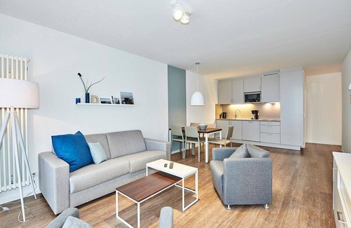 Bensersiel Apartment | Family apartment near the North Sea with balcony incl. use of swimming pool & sauna -