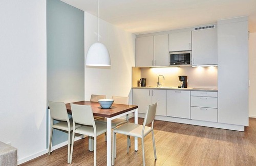 Bensersiel Apartment | Family apartment near the North Sea with balcony incl. use of swimming pool & sauna -
