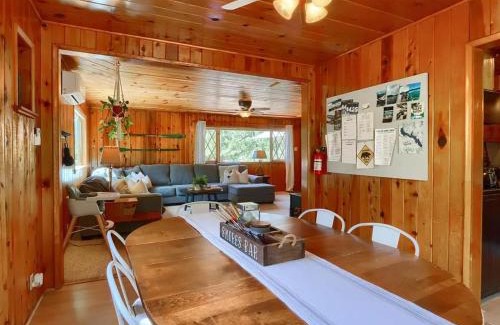 Bass Lake House | Family Cabin with Private Dock and Sleeps 11
