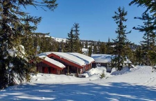 Sjusjoen Cabin | Family-friendly cabin at Sjusjøen with ski trails, sauna and fireplace