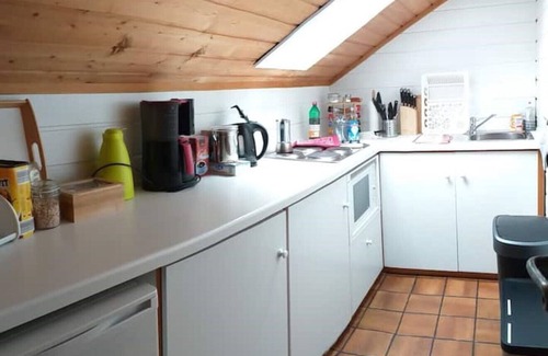 Munchen District Apartment | Family loft with its own sauna in the rustic south of Munich