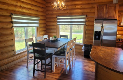Golden Lake Cottage | Family Oriented waterfront Log Cabin with new hot tub and sauna.