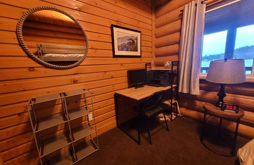 Golden Lake Cottage | Family Oriented waterfront Log Cabin with new hot tub and sauna.