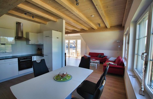 Dranske Apartment | Fantastic vacation apartment with underfloor heating, fireplace, WLAN