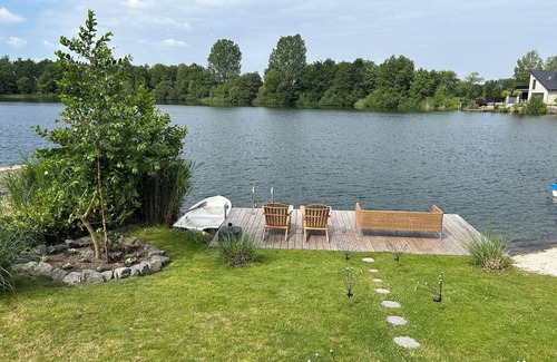 Barssel House | Ferienhaus am See mit Sauna