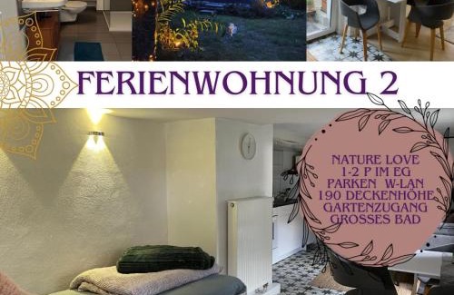 Rosengarten Apartment | Ferieninrosengarten 1 Zi Appartement 190 cm Deckenhöhe ODER große 4 Zi DG WHG