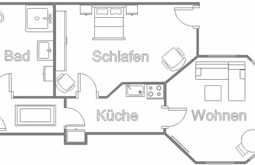 Alme Apartment | Ferienwohnung/app. für 2 Gäste mit 50m² in Alme
