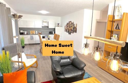 Papenburg Apartment | Ferienwohnung "Calypso" Papenburg Ebenerdig Terrasse Einbauküche Neubau 84 qm Free Wifi 2 Schlafzimmer