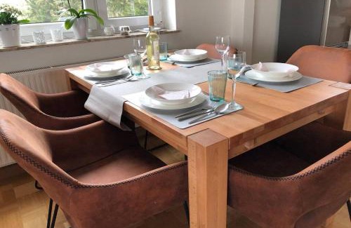 Hohegeiß Apartment | Ferienwohnung Harzglueck auf 2 Etagen mit grossem SW-Balkon