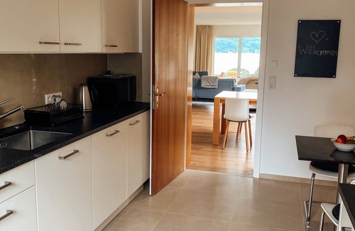 Reichenau Apartment | Findling apartment right on the lake with its own beach, great lake view and terrace