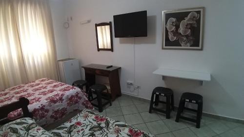 Aguas de Lindoia Apartment | Flat 206 Hotel Cavalinho Branco (3 piscinas, elevador, sauna)