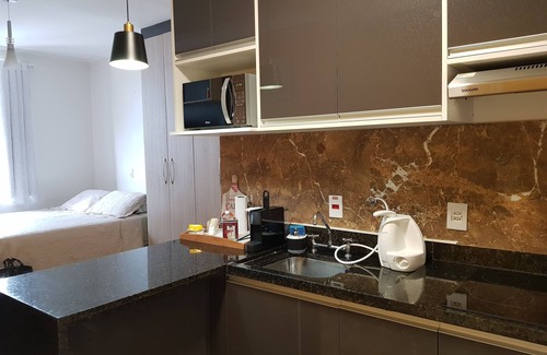 Alphaville Apartment | Flat com Tudo Novo, AR Condicionado e Estac Incluso