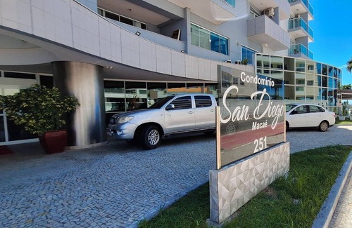 Macae Apartment | Flat pé na areia com vista internet e ar