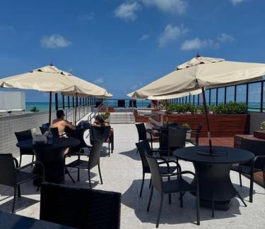 Cabo Branco Apartment | Flat piscina borda infinita a 50m do mar - 214