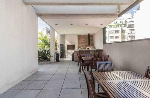 Sao Paulo Apartment | Flat surpreendente 4 pessoas em condomínio moderno 02 suites climatizados