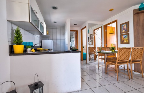 Ponta Negra Apartment | Flat with spectacular view of PONTA NEGRA BEACH, 55 MB Wi-Fi, garage
