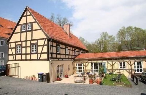 Maxen Apartment | Flat with terrace in renovated half-timbered courtyard