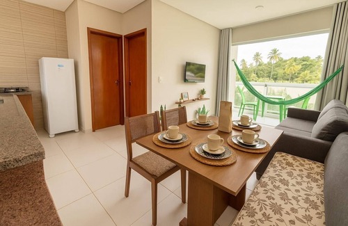 Barra Grande Apartment | FLATS MAR'BELLA COM VARANDA, 100M PRAIA, PETFRIENDLY E ESTACIONAMENTO