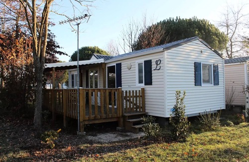 Les Achards House | Flower Camping Le Pavillon * - Mobil home Standard 34m2 - 3 bedrooms + Semi-covered terrace 6 people