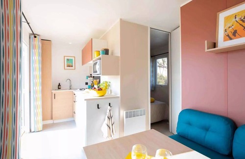 Taden House | Flower Camping International de la Hallerais * - Comfort mobile home 17.8m² - 1 bedroom + terrace for 2 people