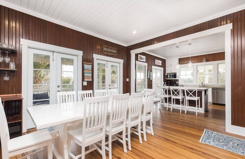 Folly Beach House | Folly Breeze ~ Incredible Ocean Views ~ Screened in Porch with Dining Table