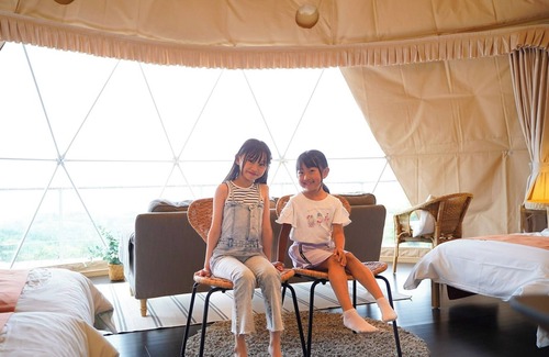 Futo Cabin | For 4 people 7m dome tent C overlooking Sagami B/Ito Shizuoka