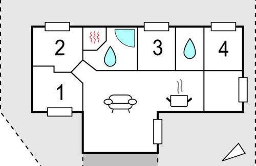 Spodsbjerg House | Four-Bedroom Holiday Home In Rudkobing