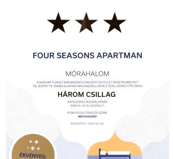 Morahalom Apartment | Four Seasons apartman