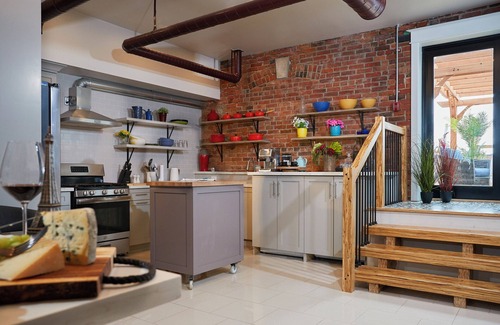 Belleville Apartment | French Inn in Downtown Belleville , right above our charming French Bistro