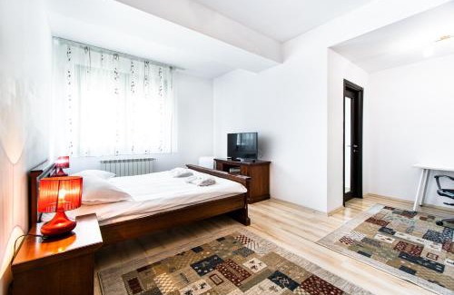 Aviatiei Apartment | Garden Oasis Studio