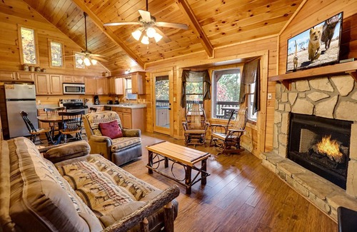 Gatlinburg Cabin | Gatlinburg - Misty Mountain View - 1 Bedroom - Sleeps 6