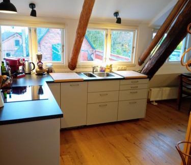 Sterley Apartment | Gemütliche Premium Öko Ferienwohnung in Resthof, super ausgestattet, keine Handwerker und Monteure