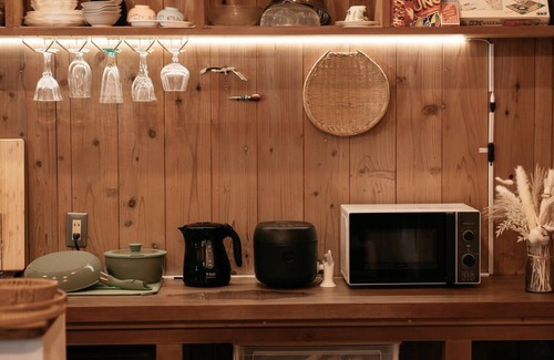 Shibukawa Cottage | Genpu-an" Inn with stream and forest Private tent sauna/drum bath/BBQ/hearth/home theater