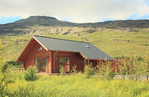 Haukadalur House | Geysir - Modern Log Cabin